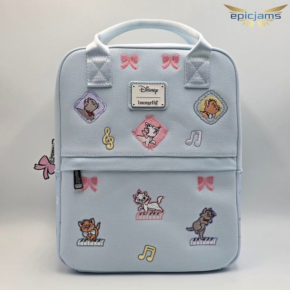 Loungefly Disney The Aristocats Patches Cats Mini Backpack New